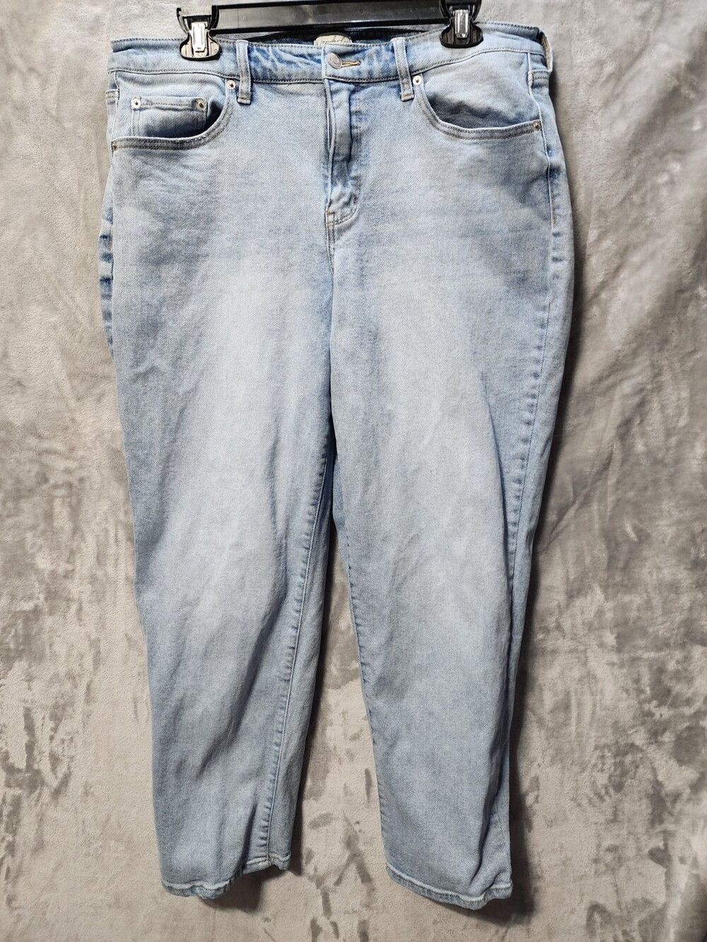 Wonderly Boyfriend Jeans Womens 16 Blue Denim Comfy Hippie Boho Casual Cowgirl